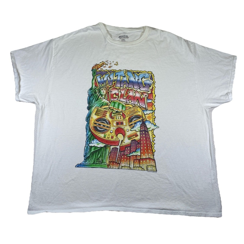 Wu Tang Clan Statue Of Liberty Boombox T-Shirt Men's 3XL 2022